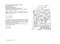Anteprima di Morte di D. Labò P. Per l'assistenza ai Gregoriani, prossimo arrivo di D.Bellamy C. pieno di buona volontà ... di correggere i proprii difetti.