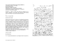 Anteprima di D. Festa è a Roma, dove resta con permesso fino a migliori intelligenze, dopo essere stato esonerato dalla direzione dietro sua domanda; un altro posto importante è vacante.