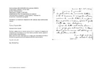 Anteprima di Lo incarica di recapitare le lett. accluse, dopo averne presa visione.