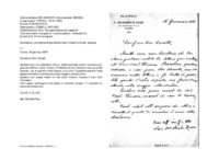 Anteprima di Lo incarica di portare al Card. Vicario una lett. acclusa.