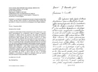 Anteprima di Lo incarica di consigliare ed aiutare la Superiora delle FMA a Roma, per fare visite e cercare un patrocinatore degli interessi del suo Istituto. U-nisce un promemoria che spiega ciò che meglio desidera.