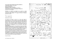 Anteprima di Un anonimo da Frascati gli ha scritto su alcune mormorazioni riguardo al Ch. Palermo P. e al Direttore e sullo spirito mondano del Coad. Ciaffrei F.Un Coad. di 23 anni di Genzano domanda di studiare.