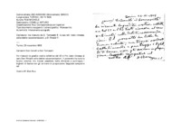 Anteprima di Ha ricevuto da D. Tomasetti F. la sua lett. tosto rimessa, colle debiteraccomandazioni, a D. Rinaldi F.