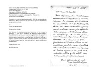 Anteprima di Lo informa della donazione di L. 1000 per la cancellata del Battistero diMaria Liberatrice, da parte di una signorina che desidera conservare l'anonimato.