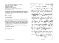 Anteprima di Comunica la morte della Contessa Colle Sofia nata Busquet che, insieme almarito, fu la più insigne benefattrice per la chiesa del Sacro Cuore a Roma.