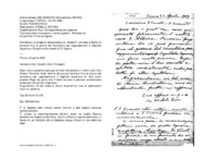 Anteprima di Lo prega di comunicare a D. Albera P., arrivato a Roma, di fermarsi fino algiorno del Concistoro per rappresentarvi il Capitolo Superiore. Chiede notizie recenti di S. Cesario.