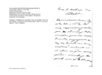 Anteprima di Impossibilità di compiacere l'Arciv. di Valladolid, Card. De Cos Y Macho,nell'apertura d'una casa poiché D. Oberti E. non ha più salesiani. (Testospagnolo)
