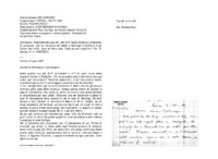 Anteprima di Risponde alla sua lett. del 20.5. Bella scoperta a Melipilla. Si compiaceper la riduzione dei debiti a Santiago e Gratitud e per l'aiuto che vuoledare ad altre case. Veda se può supplire il Dir. D. Garbari A. (v.A4500521)