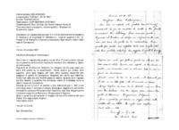 Anteprima di In risposta alla sua del 12 e 17.9 lo informa che ha chiesto a D. Gamba G. di mandargli D. Sallaberry L. Urge di supplire il Dir. D. Fossati G. di Melipilla. È sempre preoccupato dagli enormi debiti della casa di Concepcion.