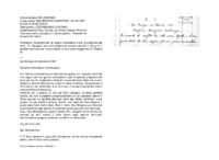 Anteprima di Ringrazia per gli auguri onomastici e per le preghiere dei confr. D. Calcagno non può andare ad aiutarlo perché il clima di lì sarebbe dannoso per lasua salute; al suo posto suggerisce D. Migone M.