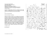 Anteprima di Ringrazia della sua del 16.10. È contento dei felici viaggi compiuti, ma è preoccupato per la sua salute. Suggerisce di far fronte da soli alla nuova fondazione nella città nativa di Battista.