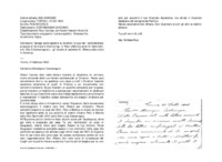 Anteprima di Spiega come spedire ai direttori la sua lett. confidenziale; propone diformare 2 distinte Isp. in Perù e Bolivia sotto D. Santinelli, e in Cile D.Costamagna L.; gli chiede di assistere D. Albera nella visita in America.
