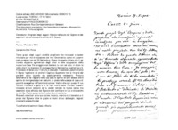 Anteprima di Ringrazia degli auguri; fiducia nell'aiuto del Signore e dei superiori; deve inculcare lo spirito di D. Bosco. [All. fotoc. di orig. mf. 3959C6/7]