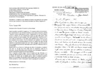 Anteprima di Lo esorta a non temere le dicerie, ma anche di non darne motivo; per la venuta in Italia deve intendersi con Mons. Cagliero G.