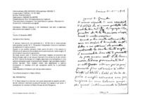 Anteprima di Offerta ricevuta; il Ch. Kammerer, con altri, è destinato alla colonia dei tedeschi in Cile.
