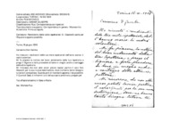 Anteprima di Rendiconto delle visite ispettoriali; D. Giaccardi parta per l'Equatore appena possibile.