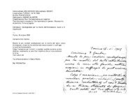 Anteprima di Condoglianze per la morte dell'Arcivescovo; aiuto a D. Vacchina B.
