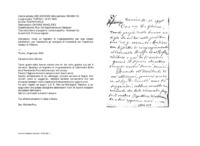 Anteprima di Invia un biglietto di ringraziamento per due insigni benefattori; per l'assistente gli consiglia di intendersi con l'ispettore; ossequi al Vescovo.