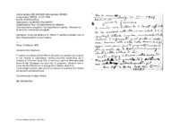 Anteprima di Lettera di D. Perrot P.; raccomanda di curare la salute.