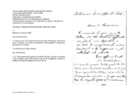 Anteprima di Dispensa di Rodriguez Casto; lettera per Giaffa.