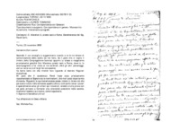 Anteprima di D. Marenco G. presto sarà a Roma. Benemerenza del Sig. Revel Carlo.