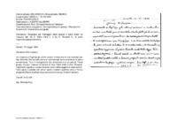 Anteprima di Ringrazia per l'omaggio delle arance e delle mele; ha ricevuto lett. da D. Della Valle L. e da D. Riccardi A., ai quali risponderà personalmente.