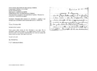 Anteprima di Ringrazia delle notizie di D. Giordano L.; accetta il suo consiglio per la confessione settimanale delle suore (v. A4520144).