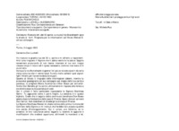 Anteprima di Ricevuta lett. del 30 aprile. La nuova Via Brunelleschi apre la strada aifurti. Ringrazia per le informazioni sul libraio Wenzel E. col suo compagno.