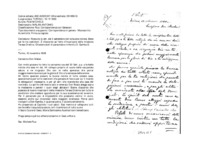 Anteprima di Ricevuta la lett. del 3 settembre con le buone notizie. Bene per le tre vestizioni. È d'accordo sul fatto d'incaricarsi della missione Teresa Cristina. Chiedere aiuti di personale e rinforzi a D. Gamba G.