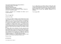 Anteprima di Disposizioni per le ordinazioni dei chierici e per il noviziato delle suore.
