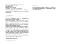 Anteprima di Riceve la lett. del 20 aprile. Si compiace per le notizie della casa di Corumbà.