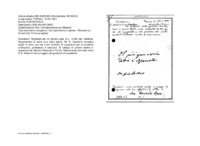 Anteprima di Ringrazia per le notizie e per le L. 2.050 per Valsalice; convenevoli.
