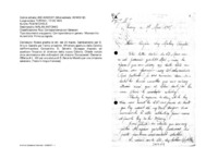 Anteprima di Riceve gradita la lett. del 23 marzo. Chiede notizie del diacono Doroszewski Clemente. Offerta di L. 100 per statue di Santi Laici.