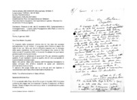 Anteprima di Ricevuta la lett. del 27 novembre 1905. Compiacimento e incoraggiamento. L'opera della Propagazione della Fede a Lione ha mandato un'offerta di lire1000.