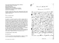 Anteprima di Ricevuta lett. dell'8.05.1906. Compiacimento delle notizie riguardanti Magone Michele. Riceve articoli e materiale illustrativo per il BS XXXI 1907 43-49.