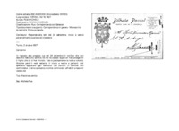 Anteprima di Risponde alla lett. del 24 settembre. Invito a venire personalmente a parlare ed intendersi.