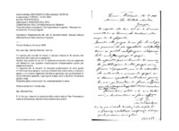 Anteprima di Risponde alla lett. del 10 corrente marzo. Accusa ricevuta della somma didieci corone e ringrazia.