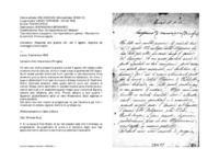 Anteprima di Risponde alla gradita lett. del 5 agosto. Approva ed incoraggia a fare meglio.