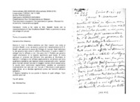 Anteprima di Invita a far visita al Min. Baccelli Guido con la raccomandazione di Sua Eccellenza Boselli Paolo a perorare la causa del collegio di Lanusei.