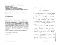 Anteprima di Sollecita la raccomandazione presso il Ministero dei Lavori Pubblici del C.S. Ing. Leandro Caselli, per il progetto dell'acquedotto in Sicilia.