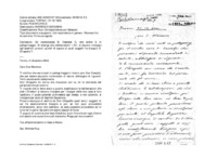 Anteprima di Gli raccomanda D. Descalzi G. che andrà lì in pellegrinaggio. Si attenga alle deliberazioni: i Dir. si devono rivolgere agl'Ispettori; procuri quindi di sapere di quali soggetti ha bisogno D. Chiapello T.
