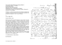 Anteprima di Lo informa che può continuare a percepire lo stipendio per un giovane avviato alla carriera eccl. Si augura che la sua salute non gl'impedirà di compiere in 4 anni il corso di teologia.