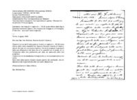 Anteprima di Ha ricevuto il vaglia di L. 110,50 quale offerta della Sig.ra Colomba Iolanda di Cesario, che ringrazia ed omaggia di un'immagine. È lieto che i suoi occhi siano migliorati.