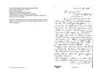 Anteprima di Ha gradito la sua lett. e quella dei 15 giovani, Figli di Maria, ai qualiraccomanda di coltivare sempre la pietà e la virtù. (Testo spagnolo)