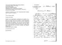 Anteprima di Si congratula con lui per l'impresa alla quale si accinge. Assicura benedizioni e preghiere.