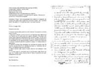 Anteprima di Procuri non intraprendere altra fabbrica a Nazareth; gli ricorda che quellacasa è destinata a formare maestri. Non conviene che D. Souvestre A. vi si stabilisca, dato il suo stato mentale.