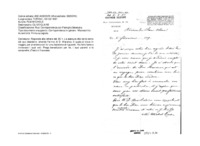 Anteprima di Ha letto la sua lett. e l'assicura che terrà conto del suo desiderio. Ha fatto bene a rinnovare i suoi voti. Prega benedizioni per lei, i suoi parenti e le consorelle. (Testo francese)