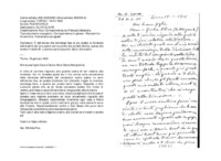 Anteprima di È dell'avviso che convenga fare al più presto la divisione dell'eredità delloro padre (scrive anche alla sorella Giulia); pensa che anche il fratello D. Ludovico sarà d'accordo. Saluti alla madre.