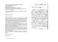 Anteprima di Ringrazia degli auguri per il suo onomastico. Ha saputo che sua madre stabene.