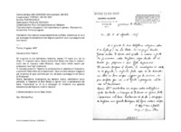 Anteprima di Ha ricevuto la sua relazione da La Plata. Implora su di lui e sui compagni la benedizione del Signore perché li aiuti a proseguire nel loro lavoro.